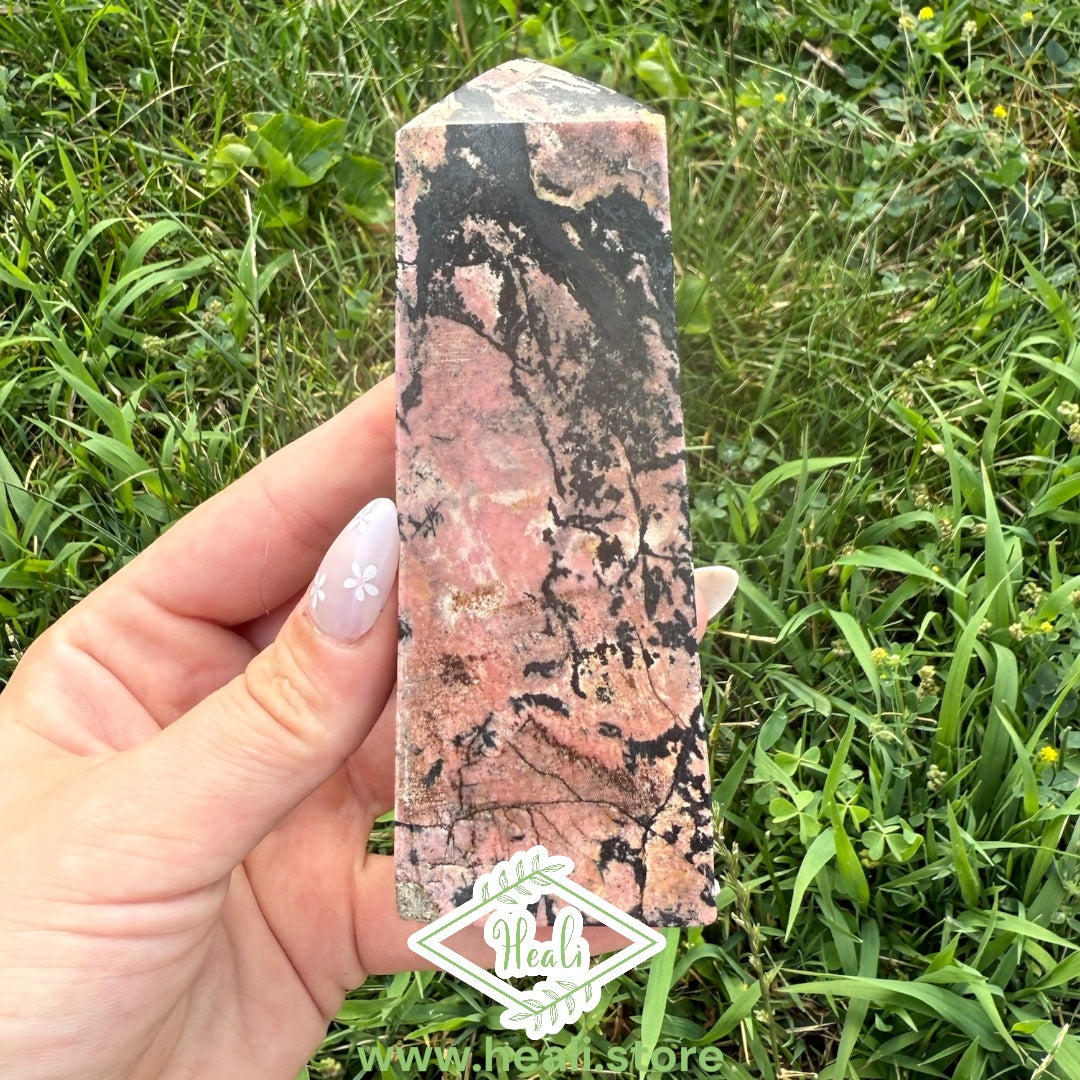 Rhodonite Medium Tower