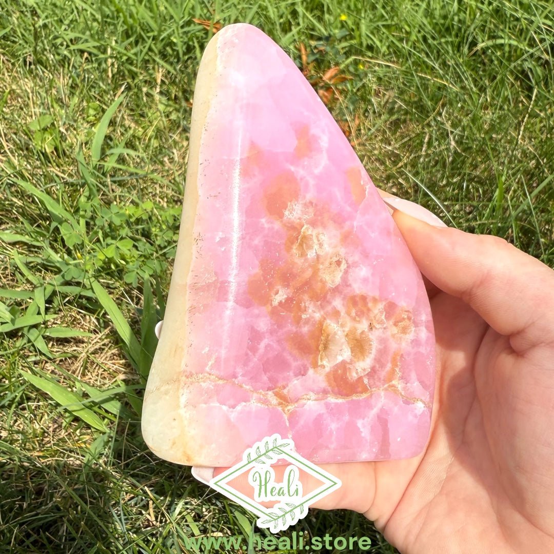 Pink Aragonite Medium Freeform