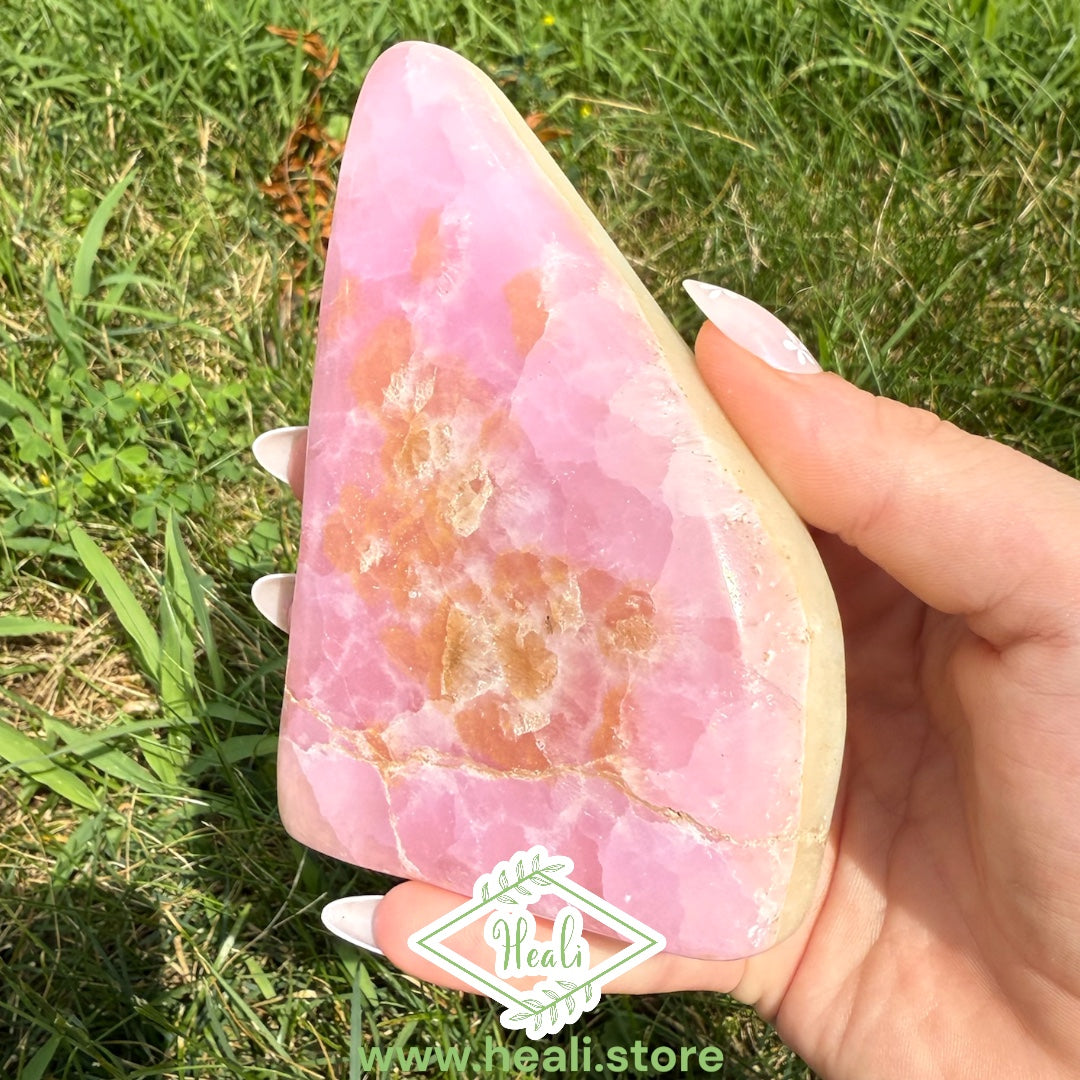 Pink Aragonite Medium Freeform