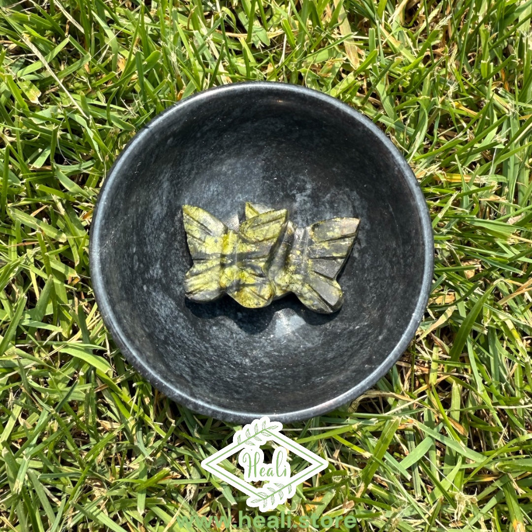 Serpentine Mini Butterfly Carvings