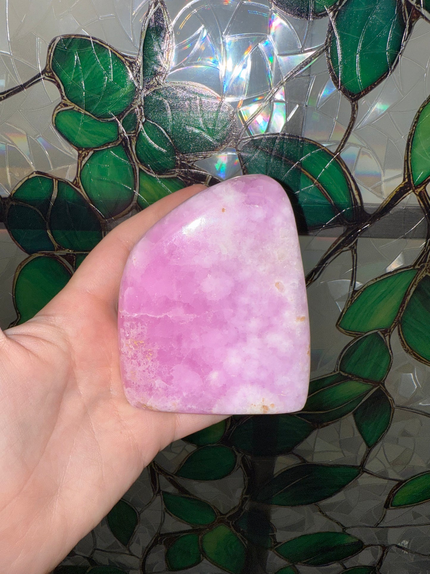 Pink Aragonite Freeform