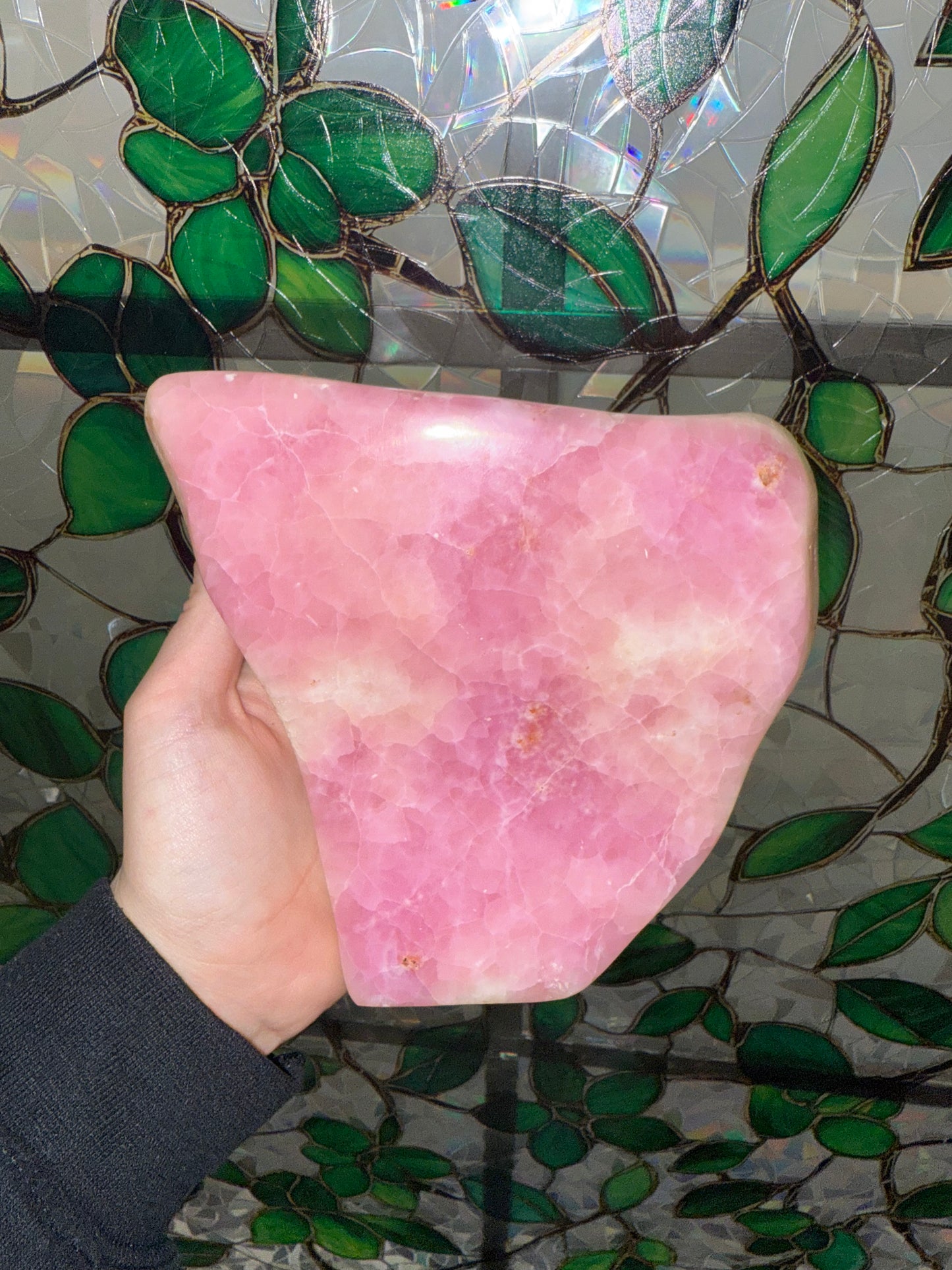 Pink Aragonite Freeform