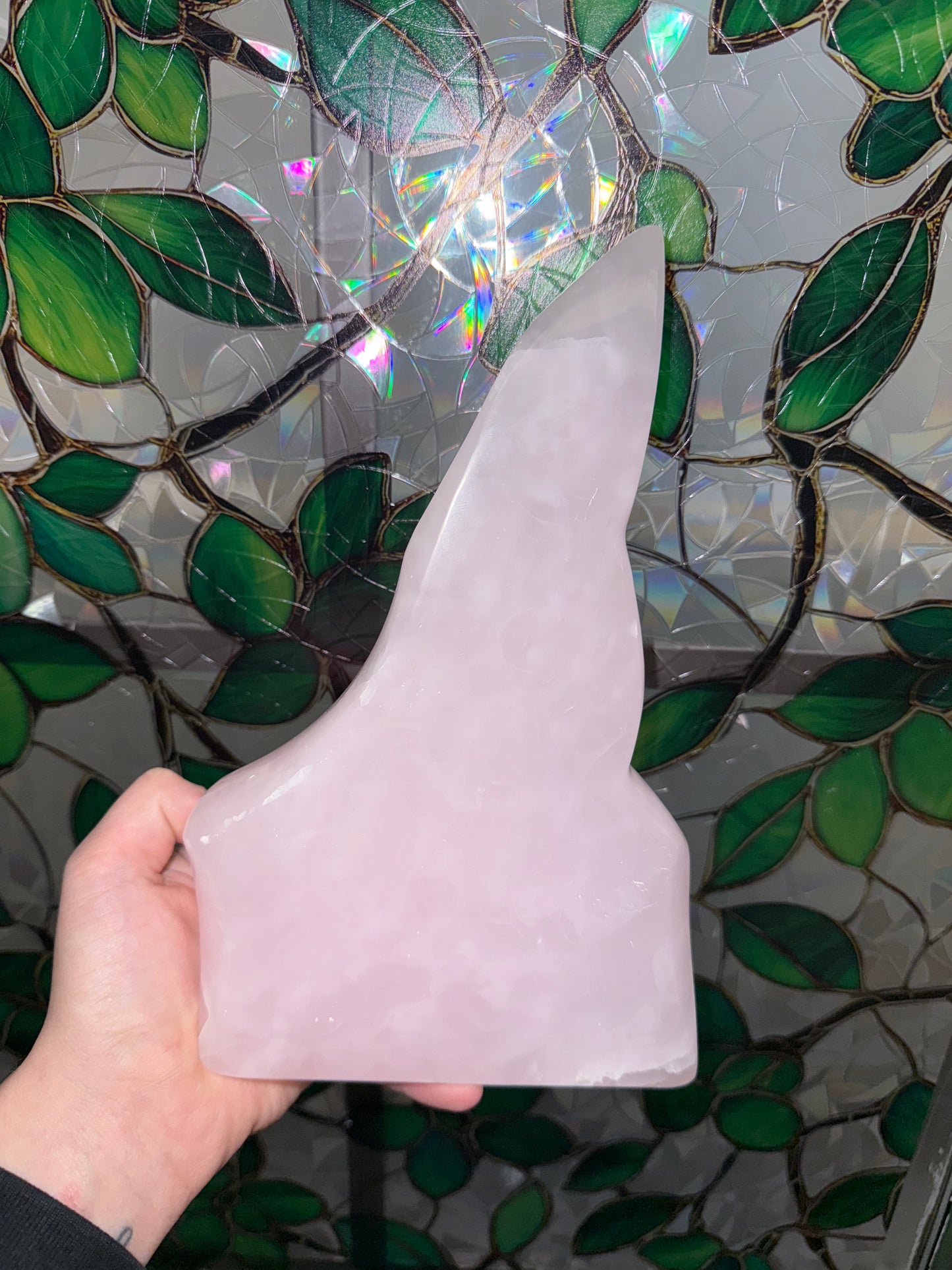 Pink Mangano Calcite Freeform