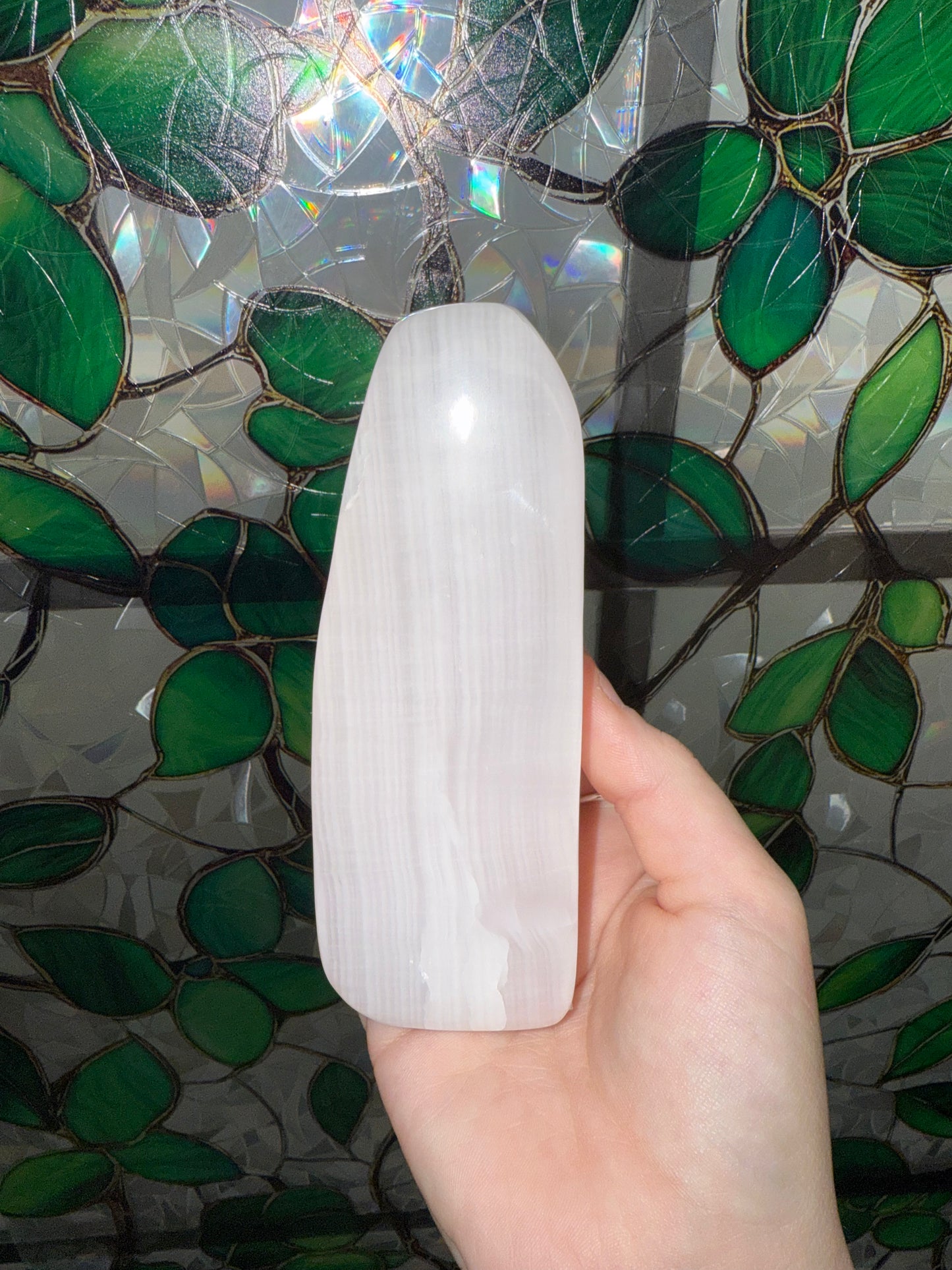 Pink Mangano Calcite Freeform