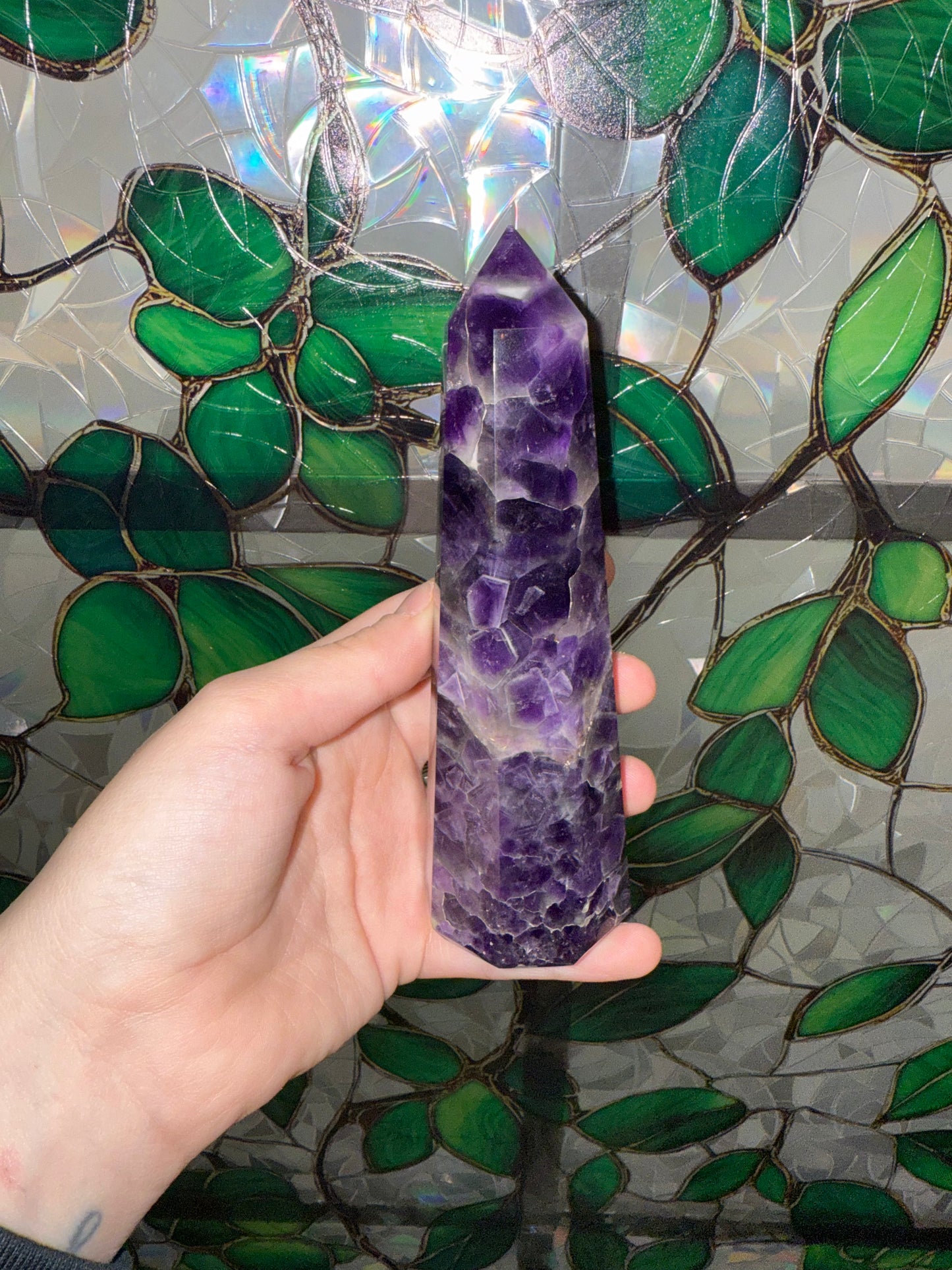 Chevron Dream Amethyst Point