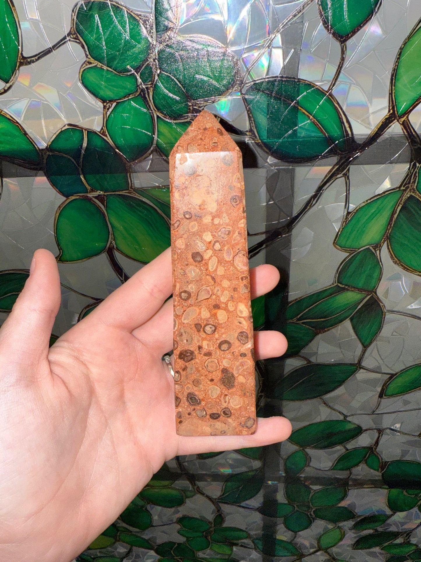 Leopard Skin Jasper tower