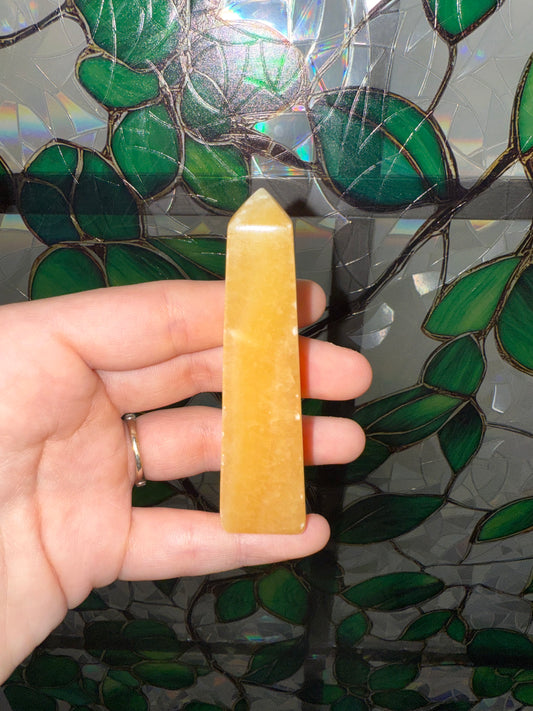 Orange Cream Calcite tower