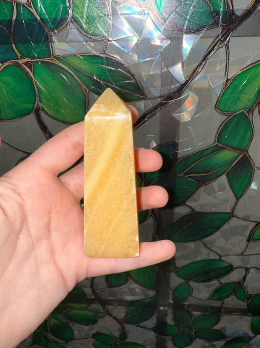 Orange Cream Calcite tower
