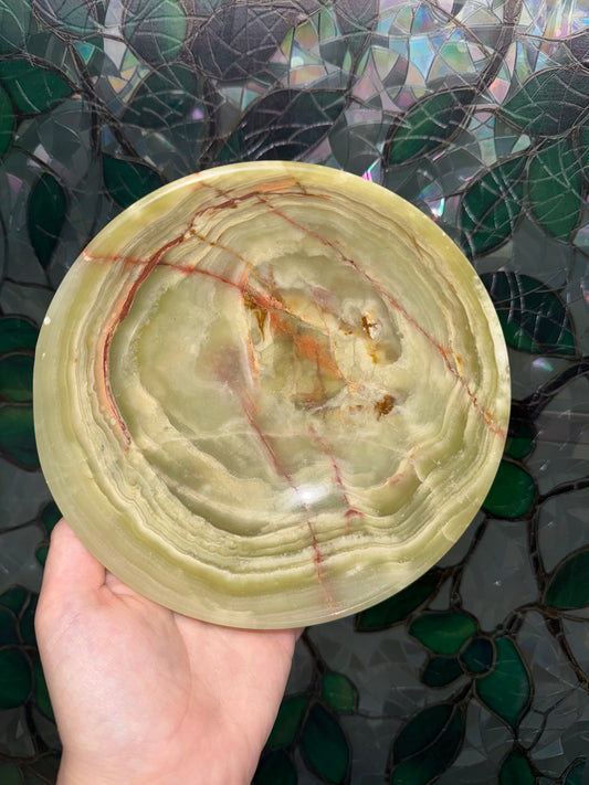 Green Calcite bowl