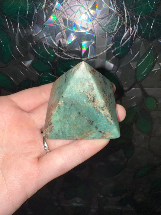 Amazonite pyramid
