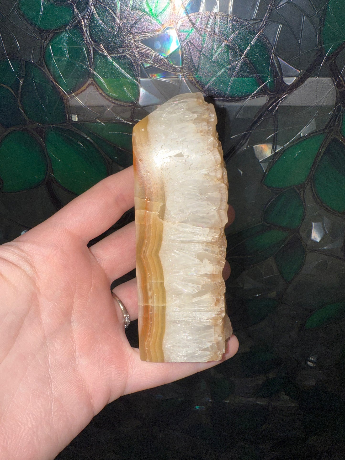 Green Calcite freeform