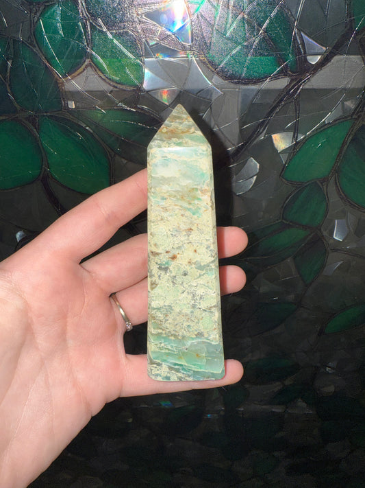 Turquoise & Quartz tower