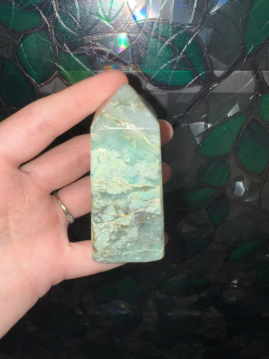 Turquoise & Quartz tower