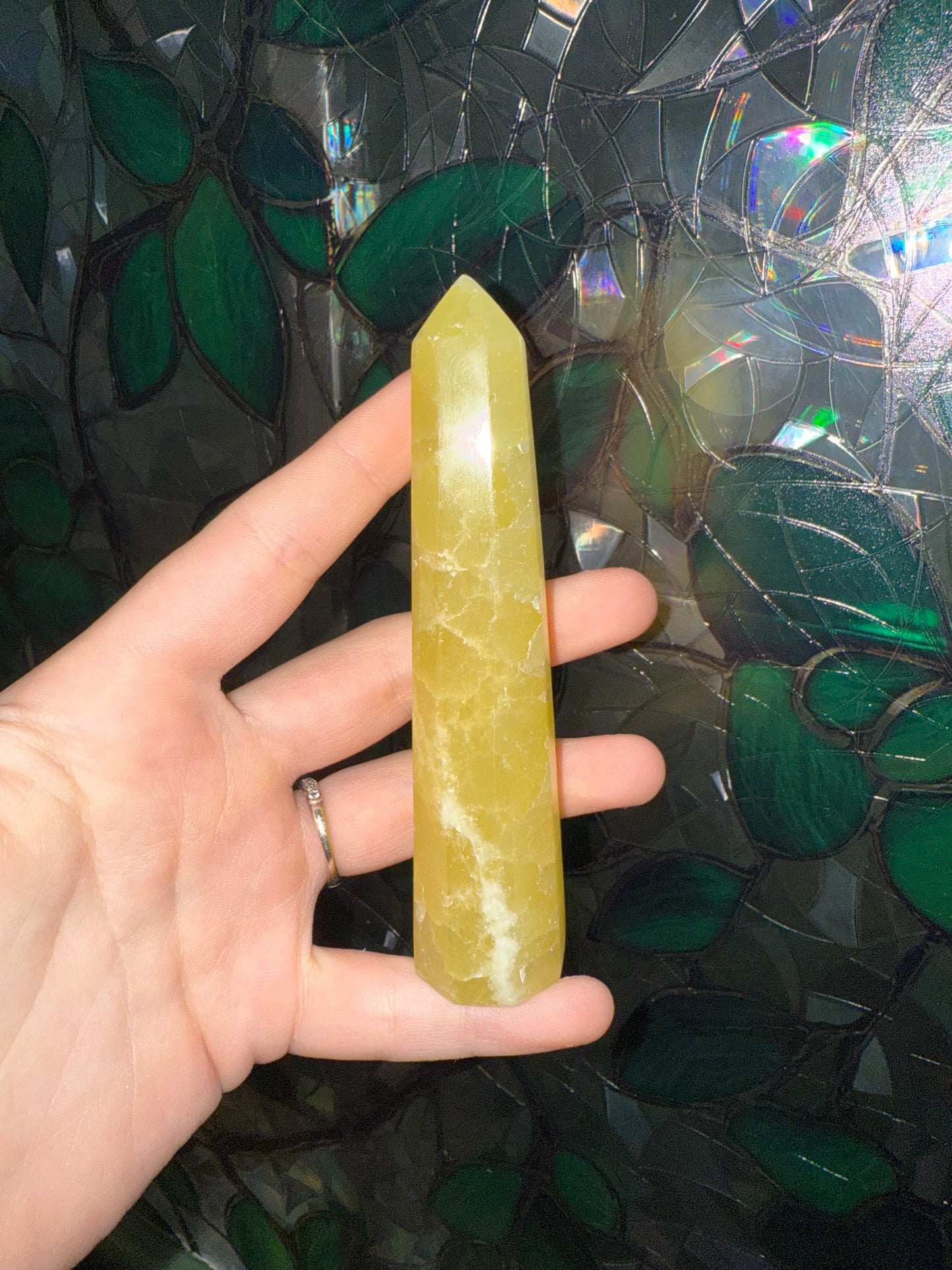 Lemon Calcite point