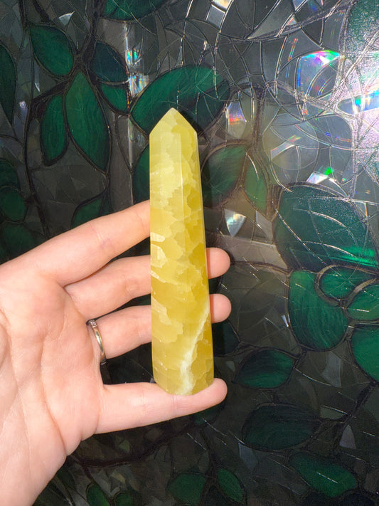 Lemon Calcite point