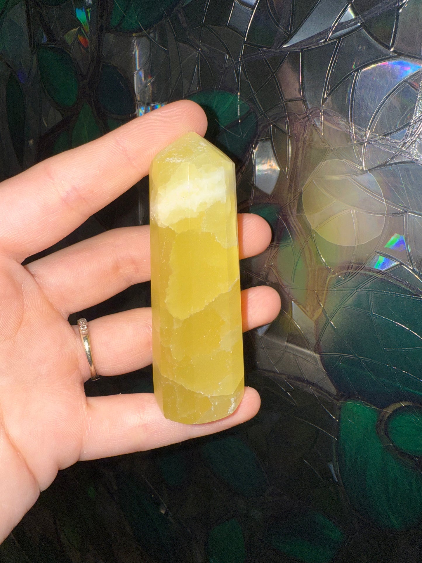 Lemon Calcite point
