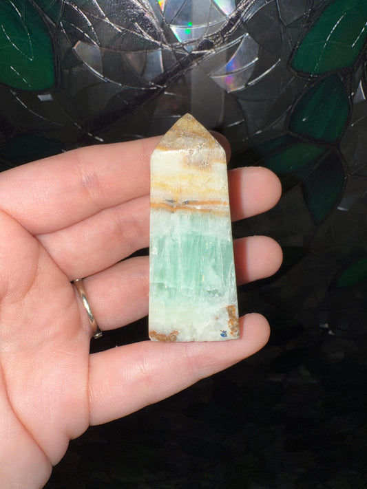 Blue Caribbean Calcite tower