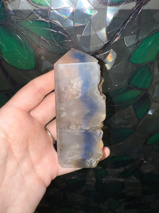 Blue / Purple Fluorite tower
