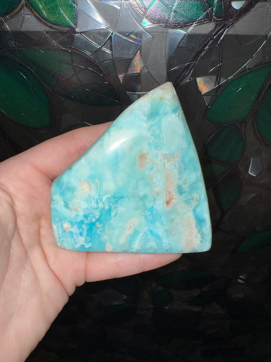Blue Aragonite freeform