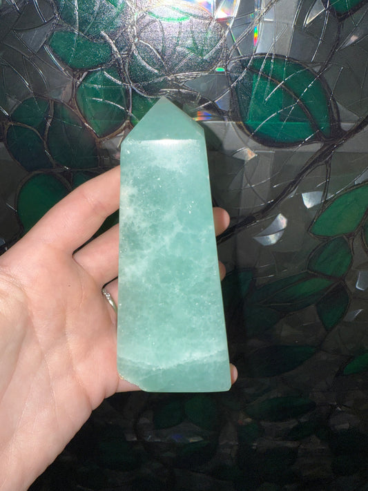 Blue Caribbean Calcite tower