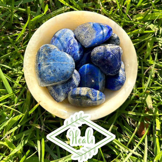 Lapis Lazuli Mini Hearts