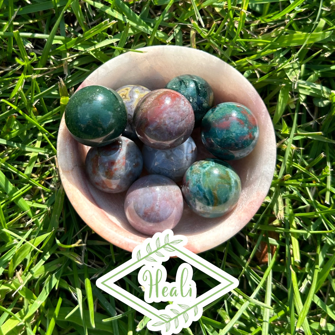 Ocean Jasper Mini Spheres (0.8in)