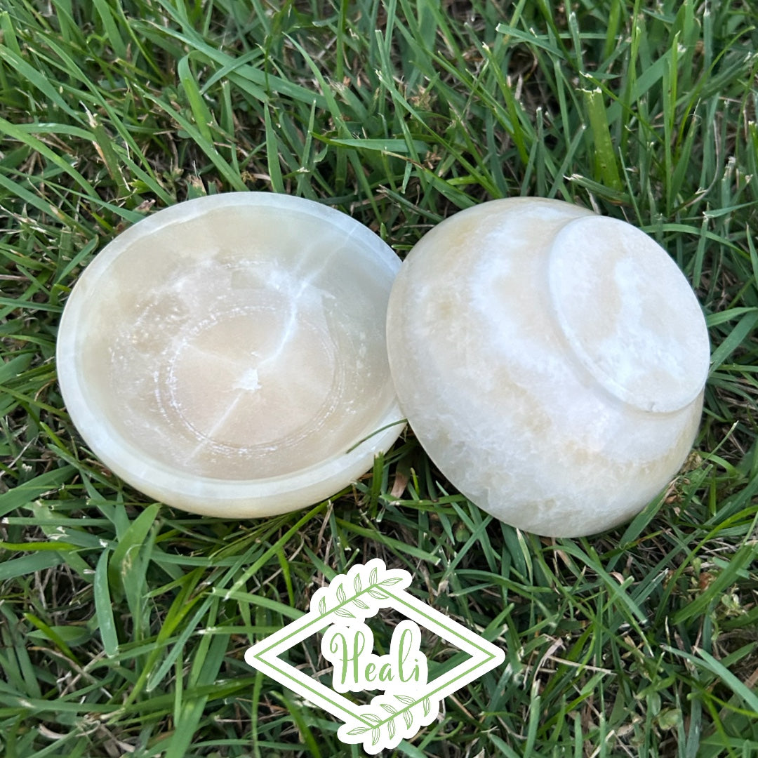 Orange Calcite Mini Bowls